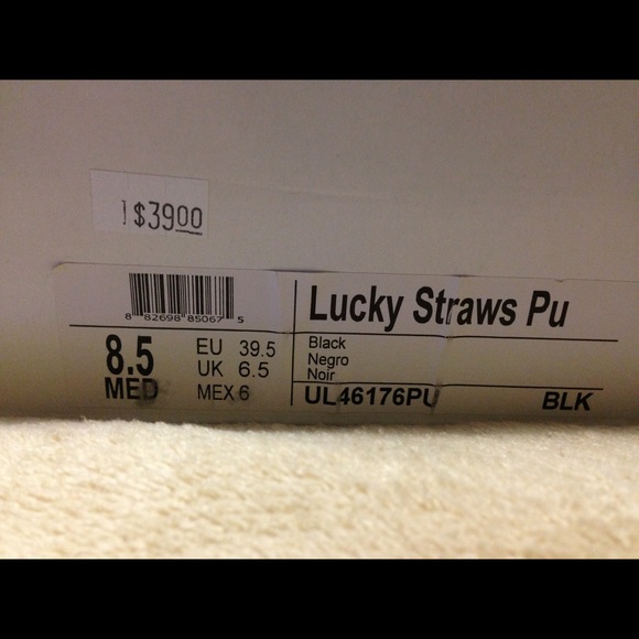 Black Wedge Sandals "Unlisted" brand - Picture 6 of 6